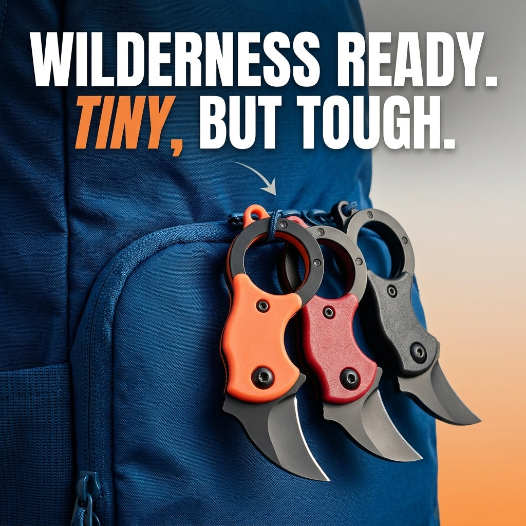EDC Outdoor Karambit Knife Set – 3-Piece Portable Field Tool | OverlandRoam