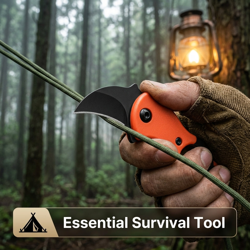 EDC Outdoor Karambit Knife Set – 3-Piece Portable Field Tool | OverlandRoam